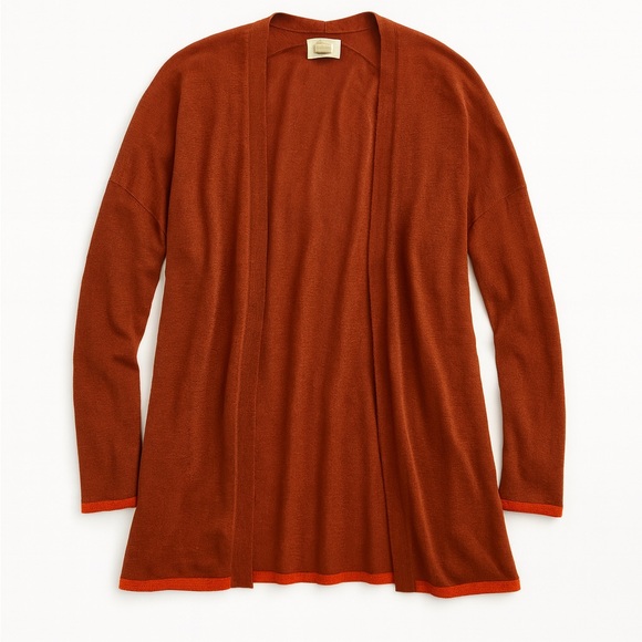 Agnona + Bergdorf Goodman Draped Open‎ Cardigan Size 46